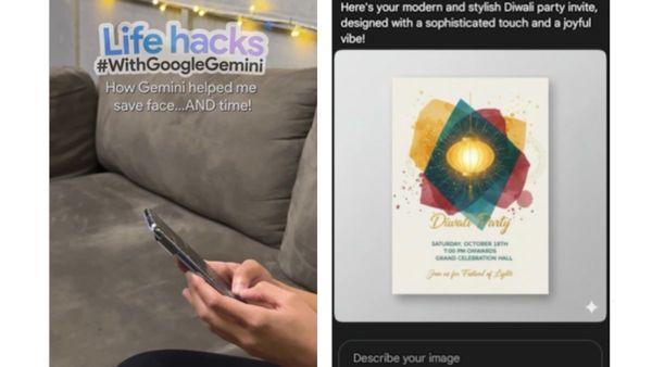 Google Gemini Creative AI Prompts For Diwali Party Invitations