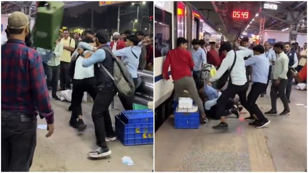 IRCTC Vande Bharat Staff Caught Fighting With Belts; Action Taken After Video Goes Viral