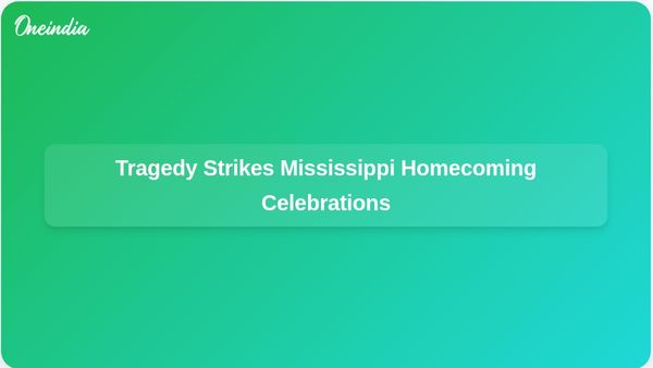 Mississippi Homecoming Celebrations End in Tragedy: Six Lives Lost in Separate Shootings