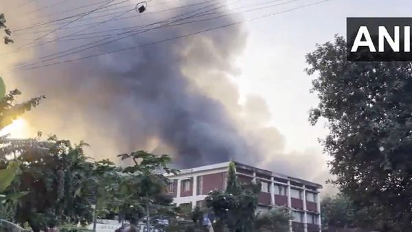 Massive Fire Erupts at Dhaka Airport Cargo Terminal, All Flights Suspended | Watch