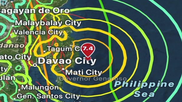 7.6-Magnitude Earthquake Strikes Offshore From Southern Philippines, May Cause Tsunami