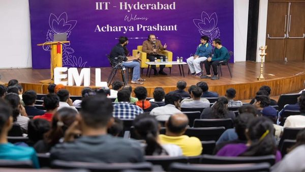 PrashantAdvait Foundation's Interactive Session On Consciousness And Climate Change At IIT Hyderabad