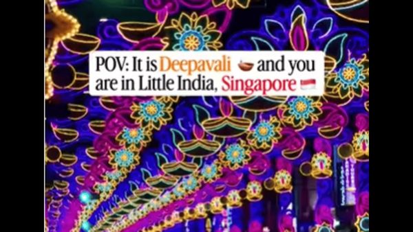 Watch: Diwali Celebrations Light Up Singapore, Streets Dazzle with Festive Decorations