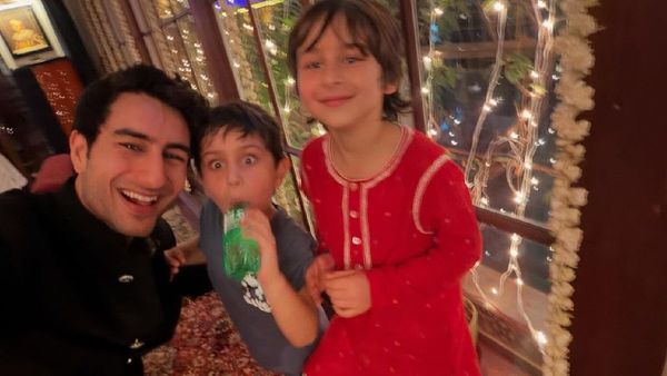 Ibrahim Ali Khan Shares Heartwarming Diwali Moments With Taimur And Jeh Ali Khan