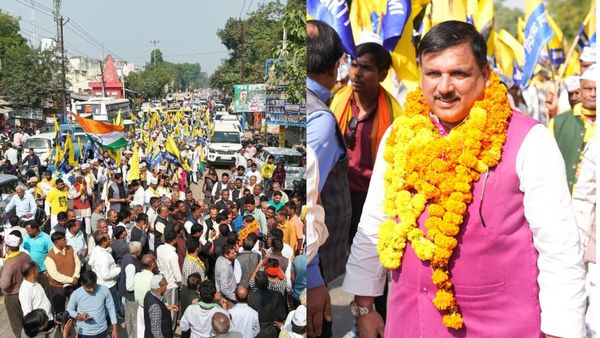 AAP’s Sanjay Singh’s “Rozgar Do- Samajik Nyay Do” March Draws Massive Support Across Uttar Pradesh
