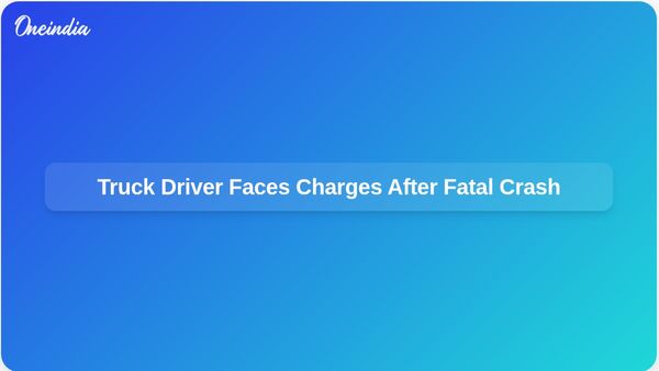 Indian-Origin Truck Driver Charged with Negligent Homicide After Fatal Crash in California