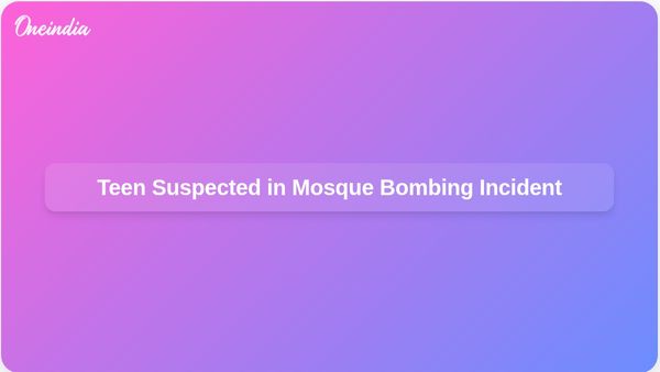 Indonesian Teen Suspected in Mosque Attack Assembled Bombs Alone at Home