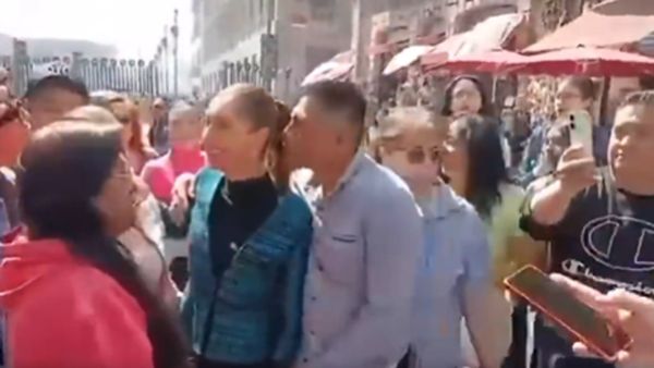 Watch: Man Tries to Kiss Mexican President, Grabs Her in Awkward Encounter in Public Meeting