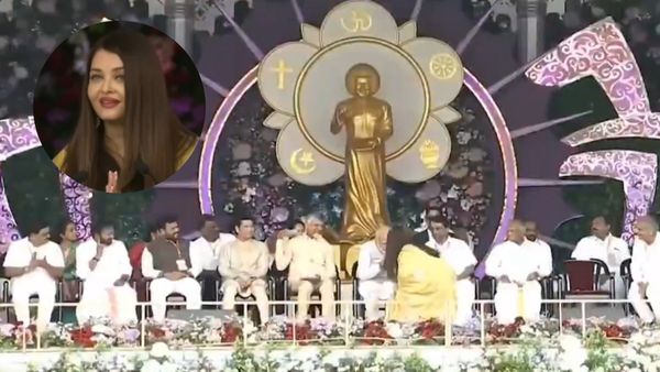 Aishwarya Rai Touches PM Modi’s Feet At Sai Baba Centenary Event - Watch