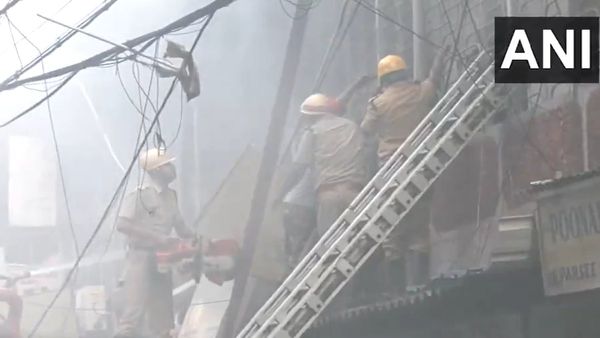 Kolkata’s Central Market Hit By Major Fire, 300 Shops Gutted, Firefighting Continues
