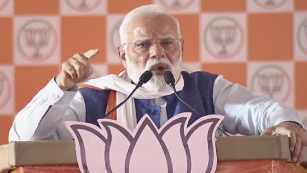 PM Modi in Sitamarhi Rally Says Bihar Gave 65-Volt 'Jhatka' To 'Jungle Raj' In Phase 1 Voting