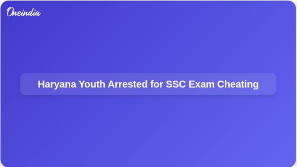 Haryana Youth Arrested for Attempting to Use Bluetooth Device During SSC Examination in Uttarakhand