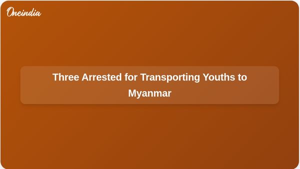 Uttarakhand Authorities Arrest Three for Illegally Transporting Youths to Myanmar for Cybercrime Activities