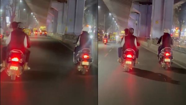 Men on Scooty Harass Woman Rider on Busy Bengaluru Stretch, Video Goes Viral