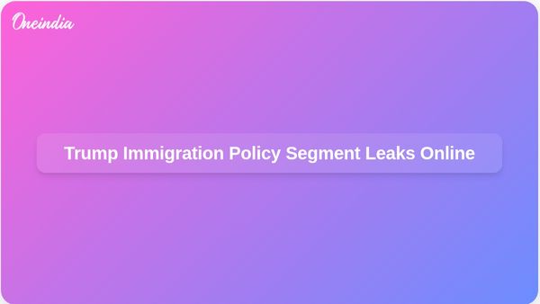 Controversial 60 Minutes Segment on Trump's Immigration Policy Sparks Debate Over Journalistic Independence