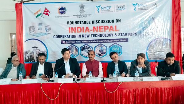 Roundtable Discussion on “India-Nepal Cooperation in New Technology & Startups” Held in Janakpur, Nepal
