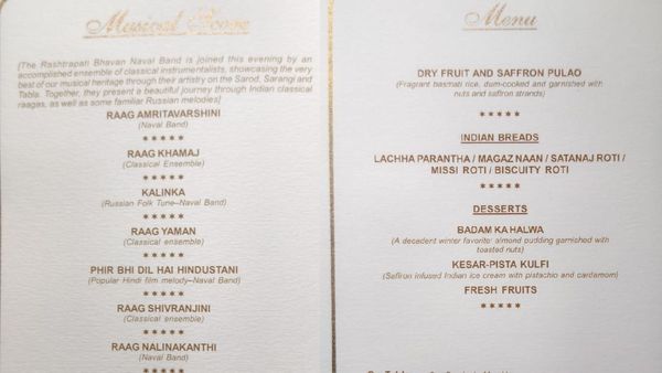 Putin Gets A Regal Veg Spread At Rashtrapati Bhavan — Here’s What Was Served