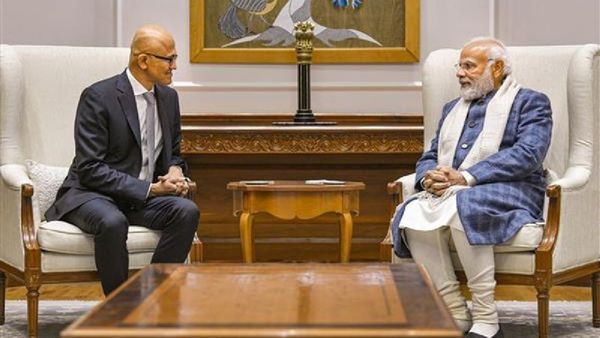 Microsoft CEO Satya Nadella Meets PM Modi, Promises To Invest $17.5 Billion To India's AI First Future