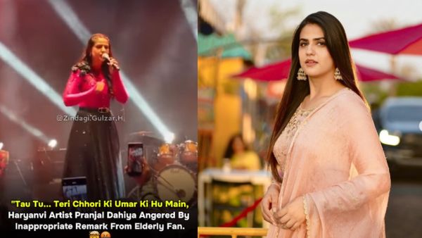 Haryanvi Star Pranjal Dahiya Stops Live Show After Crowd Misbehaves | Watch Video