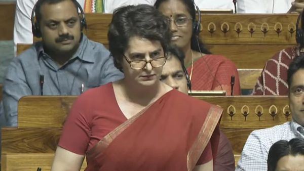 Priyanka Gandhi Questions PM Modi Over Omission of Nehru’s ‘Communalist’ Remark