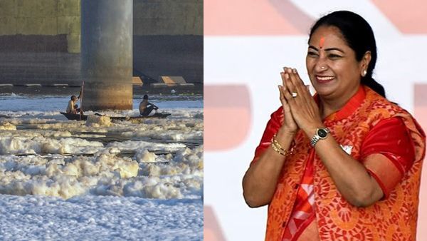 Delhi's Yamuna River Chokes with Foam After Chhath Puja, CM Rekha Gupta Says 'It's Not a One-Day Job'