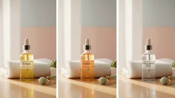 Retinol, Vitamin C and Hyaluronic Acid: What They Do for Your Skin
