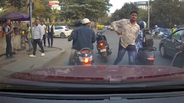 Viral Clip Shows Biker Threatening Car Driver With Knife on Bengaluru Road
