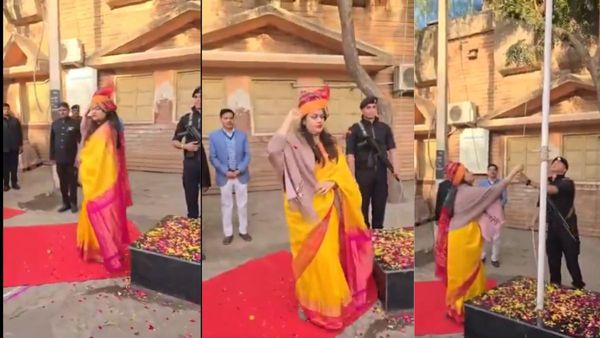 Is She Drunk? Netizens React After UPSC Topper And Barmer IAS Officer Appears Unsure About Direction; Watch