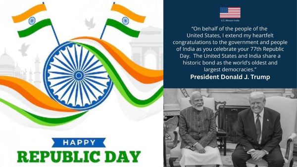 US President Donald Trump Extends Republic Day Greetings To India, Highlights Shared Democratic Values