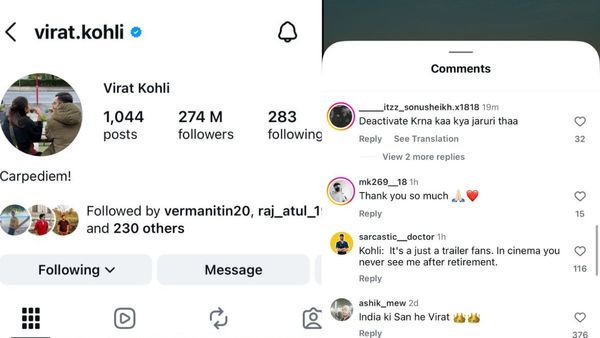 Virat Kohli Is Back On Instagram Hours After Deactivating Account; Fans Flood Comments Saying, ‘Mazak Mat Kiya