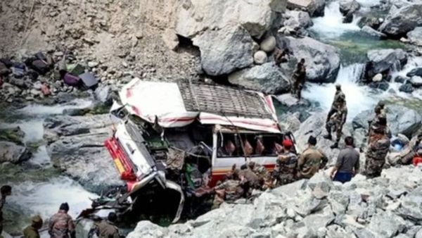 Fresh Video Out Of The Horrifying Bus Accident In J&K's Doda That Killed 10 Indian Jawans, Several Injured