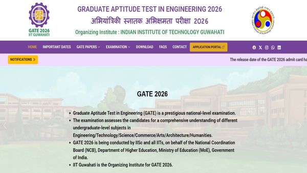 GATE 2026 Admit Card Soon Live on gate2026.iitg.ac.in: Check How to Download