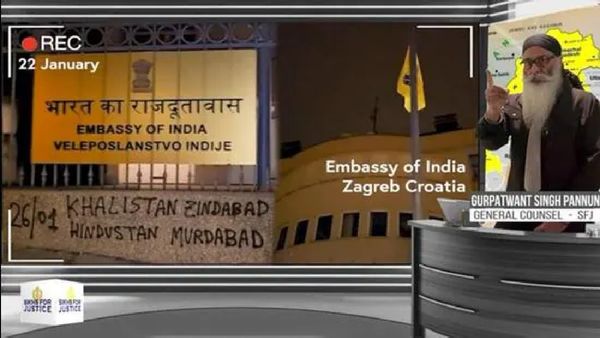 “Such Actions Speak Of Their Motives”: India Slams Khalistanis For Vandalising Tricolour At Croatia Embassy