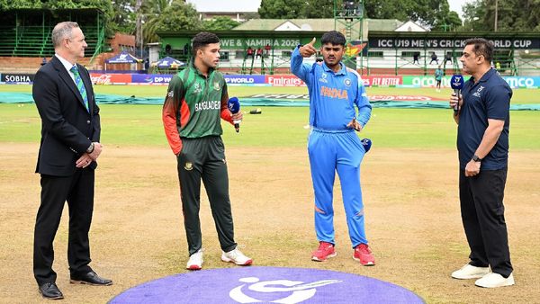 India vs Bangladesh U19 World Cup Tie Begins with Unusual Toss Moment, Captains Skip Handshake