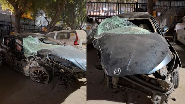 Speeding Car Crashes Near Sector-71 Underpass in Noida; One Woman Dead, Two Injured