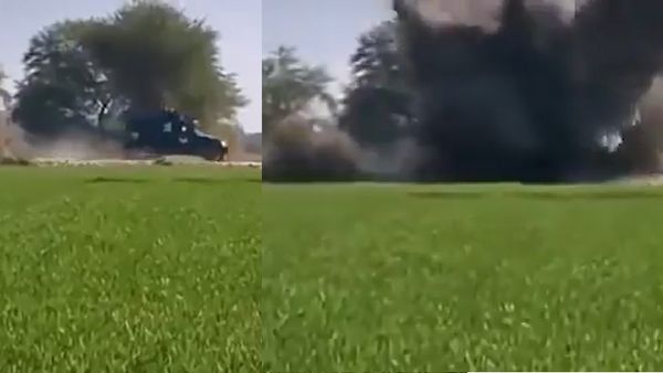 Watch: IED Blast Flips Pakistani Police Vehicle During Patrol in Khyber Pakhtunkhwa, 7 Cops Killed