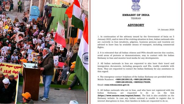 MEA Issues Travel Advisory For Indians Travelling To Iran Amid Unrest; Here’s What It Said