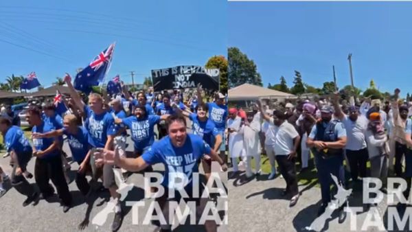 Sikh Religious Procession Confronted by Haka Protest, Says ‘This Is Not India’, Watch