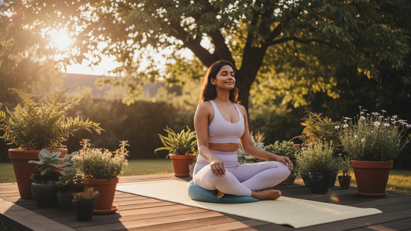 Backyard Fitness: How To Create An Outdoor Yoga & Meditation Space at Home