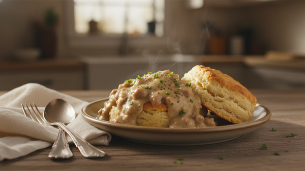Biscuits and Gravy: A Classic Southern Breakfast Recipe for Sausage Lovers