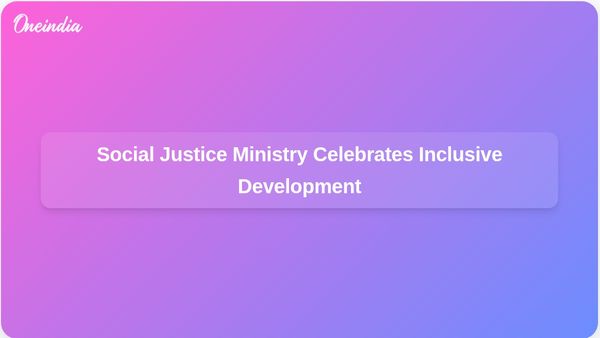 Social Justice Ministry Hosts Special Guests to Promote Inclusive Development at Republic Day 2026