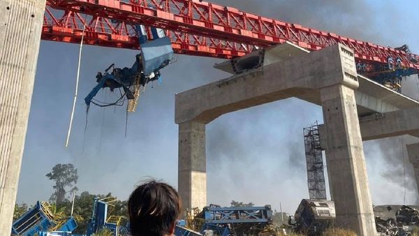 Thailand Train Tragedy: 22 Dead After Crane Collapses onto Moving Passenger Train