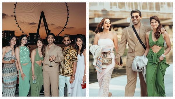 Allu Sirish’s Pre-Wedding Party Lights Up With Tollywood Biggies - PICS