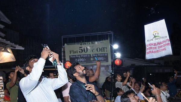 Drone Branding In Tamil Nadu Launched By Alok Infotech For Outdoor Advertising