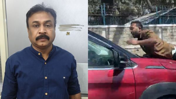 Auto Driver Dragged on Bonnet After Collision on Old Airport Road in Bengaluru; Car Driver Detained