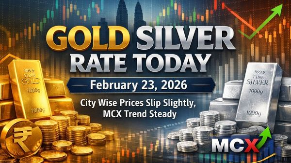 Gold Silver Rate Today, February 23, 2026: City Wise Prices Slip Slightly, MCX Gold Steady