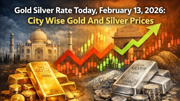 Gold Silver Rate Today, February 13, 2026: City Wise Gold And Silver Prices Slip As MCX Trades Lower