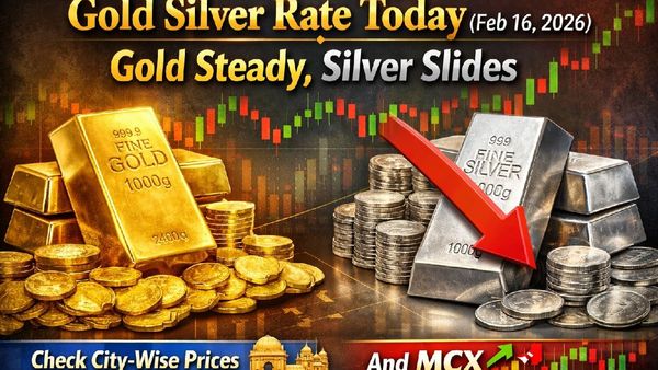 Gold Silver Rate Today, February 16, 2026: Gold Steady, Silver Slides; Check City-Wise Prices And MCX Trend