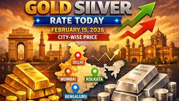 Gold Silver Rate Today, February 15, 2026: Check City-Wise Gold, Silver Prices And MCX Futures Update