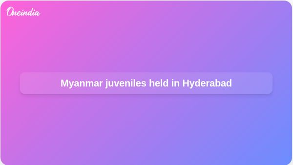 Hyderabad temple vandalism case: Myanmar juveniles held for idol damage and copper vessel theft